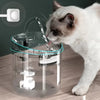 Fuente de Agua Transparente para Gatos