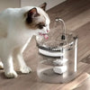 Fuente de Agua Transparente para Gatos