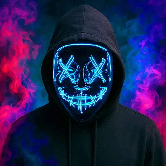 Mascara LED Purga Inalambrica Halloween